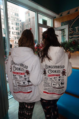 Ivory Gingerbread Recipe Christmas Embroider Hoodie