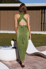 Fly Above Maxi Dress Green