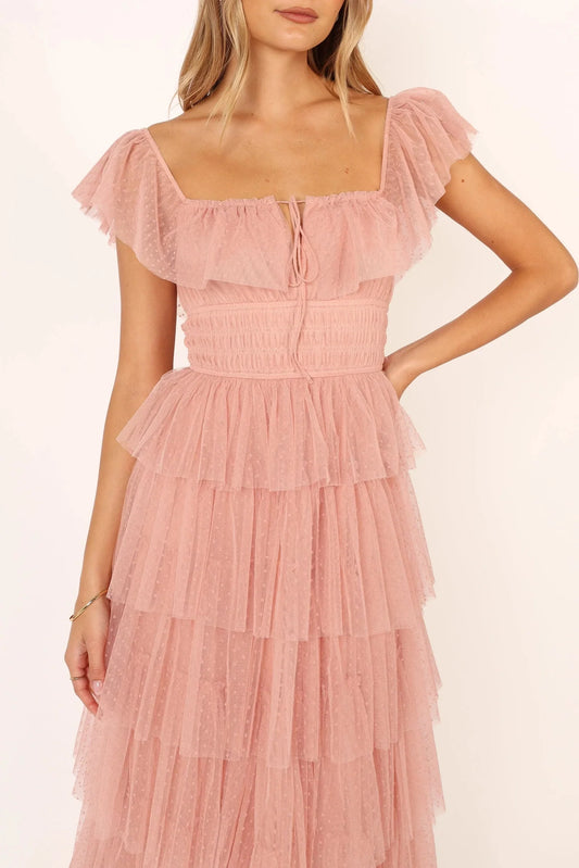 Belle Maxi Dress - Blush