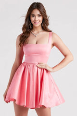 Lydia Taffeta Skater Party Dress