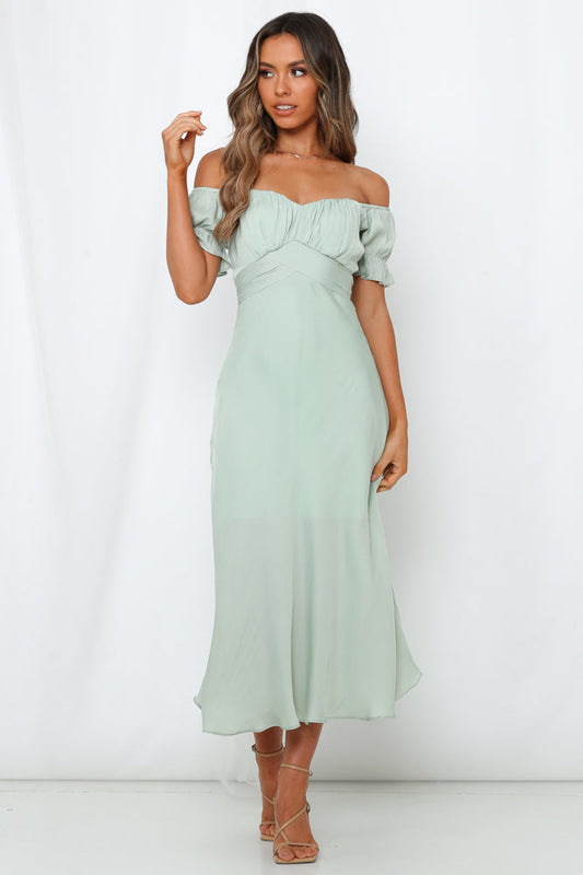 Sky Child Maxi Dress Pistachio