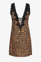 Venice Mini Dress - Leopard