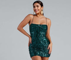 Live It Up Sequin Mini Dress