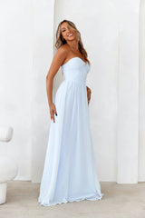 Ballroom Dancing Maxi Dress Blue