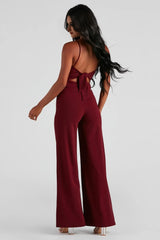 Sleek And Stylish Crepe Jumpsuit