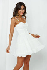 No Pity Party Dress White