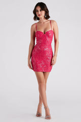 Jazmine Sequin Bustier Party Dress