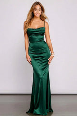 Formal Satin Mermaid Dress