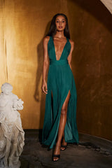 My Solo Debut Maxi Dress Forest Green