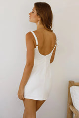 Solace Mini Dress White