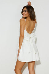 Girly Mood Mini Dress White