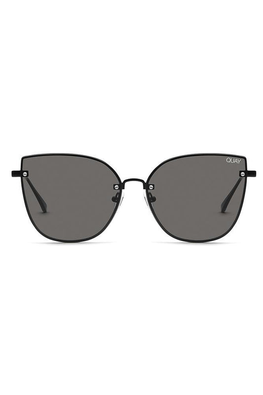 QUAY Lexi Sunglasses Black Smoke