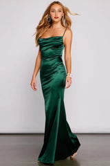 Nahla Formal Satin Mermaid Dress