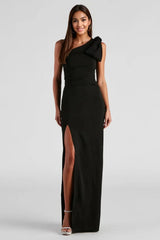 High-Slit Formal Dress