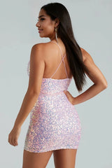 Raelyn Sequin Mini Party Dress