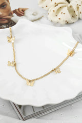 Golden Chrysalis Necklace Gold