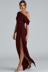 Octavia Formal A-Line Crepe Dress