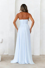 Ballroom Dancing Maxi Dress Blue