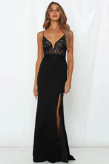 I Come Alive Maxi Dress Black