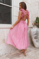 Ring The Wedding Bells Maxi Dress Pink