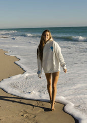 "To Live For the Hope of it All" Hoodie in Heather White