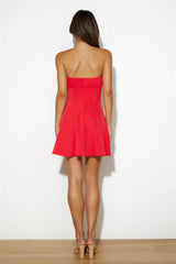 Tennis Fangirling Mini Dress Red