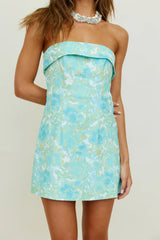 Parisian Dreams Romper Blue