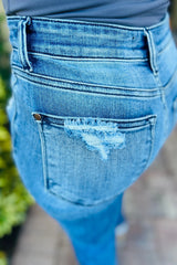 O'Hara Destroyed Straight Jeans