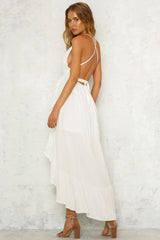 Real Plans Maxi Dress White