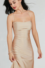 Quincy A-Line High Slit Formal Dress