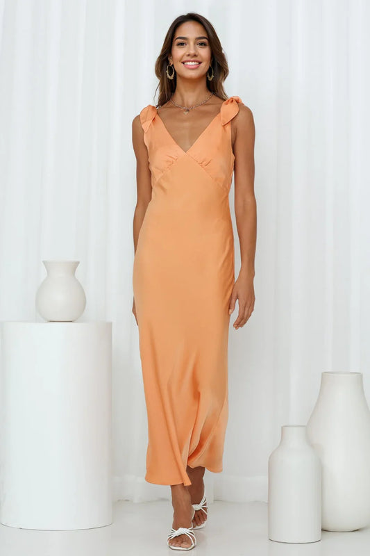 Spark It Maxi Dress Orange