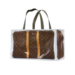 GroceryBags TITA ELVIE duffle GroceryBag, brown  canvas, large