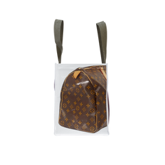 GroceryBags TITA ELVIE duffle GroceryBag, brown  canvas, large