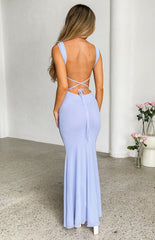 Beverley Lilac Mesh Maxi Dress