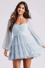 Effortless Muse Chiffon Skater Dress