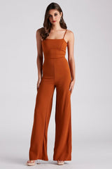 Sleek And Stylish Crepe Jumpsuit