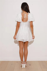 Style Mission Mesh Mini Dress White