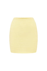 NORMANI LOW RISE SKIRT - BUTTER