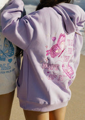 "To Live For the Hope of it All" Hoodie in Lilac