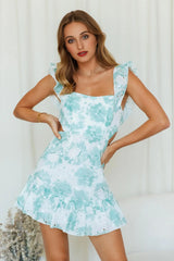 Message In A Bottle Dress Mint