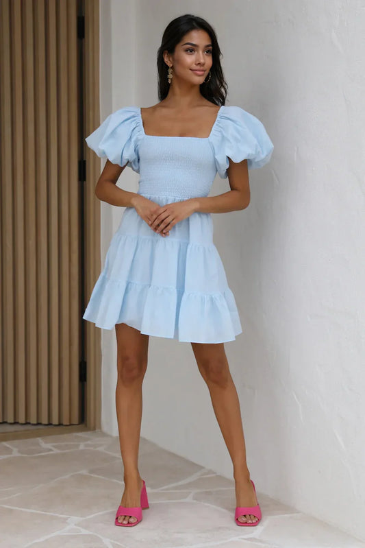 Salty Air Mini Dress Blue