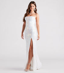 Gabrielle Formal Sequin Long Dress