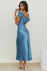 Maxi Dress - Steel Blue