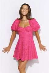 Style Mission Mesh Mini Dress Pink