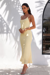 Proud Eyes Maxi Dress Yellow