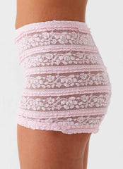 Desert Isle Mini Shorts - Pink