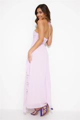 Pastel Sunset Maxi Dress Lavender