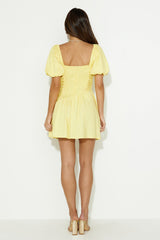 Just Say Yes Mini Dress Yellow