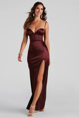 Nora High-Slit Mermaid Dress