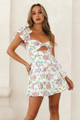 Ruffled Out Dress Floral